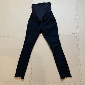 Abercrombie & Fitch Black Maternity Super Skinny Ankle Jeans